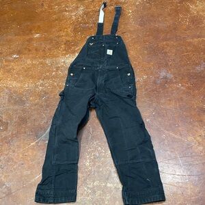 Carhartt mens Loose Fit Firm Duck Bib Overall 32x32